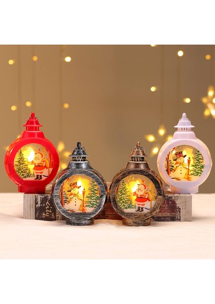 Noel Süslemeleri LED Mum Işıkları Rüzgar Fener Taşınabilir Süsler Ev Noel Partisi Dekoru (Yurt Dışından) indirimleri