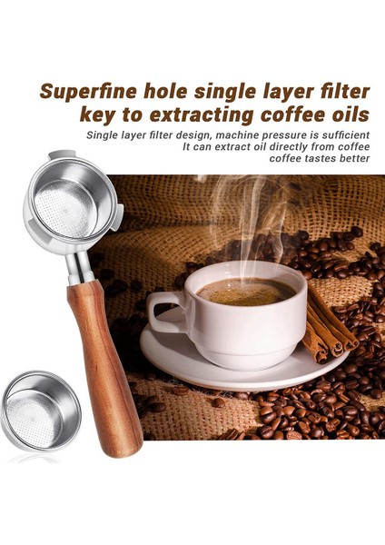 Kahve Makineleri Için 51MM Dipsiz Portafilter EC680/EC685, Filtre Sepetli, Kahve Aksesuarları (Yurt Dışından)