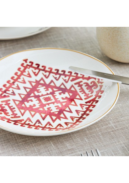 Forever Bone Kilim 26 Parça 6 Kişilik Kahvaltı Takımı