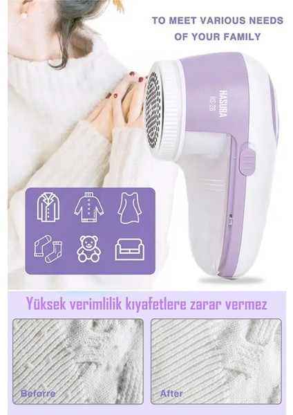 Tiftik Temizleyici Şarjlı Tiftik Temizleme Aleti Makinesi Tüy Toplayıcı (Yedek Bıçak Hediyeli)