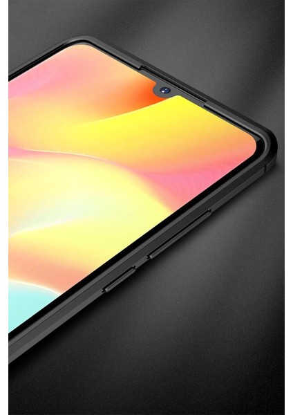 Xiaomi Mi Note 10 Lite Kılıf Focus Derili Silikon - Kırmızı 277097