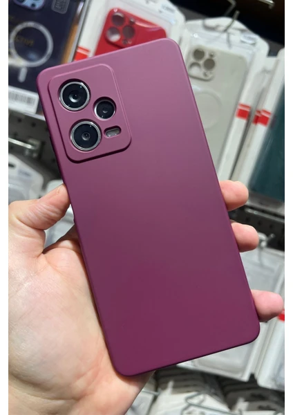 Vip Case Xiaomi Redmi Note 12 Pro (5g) Lansman Kamera Korumalı Içi Kadife Yumuşak Silikon Mara Kılıf