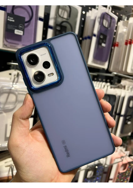 Vip Case Xiaomi Redmi Note 12 Pro (5g) Arkası Buzlu Şeffaf Hassas Düğme Kamera Çıkıntılı Sert Mat Perfect