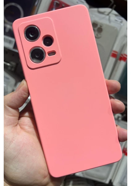 Vip Case Xiaomi Redmi Note 12 Pro (5g) Lansman Kamera Korumalı Içi Kadife Yumuşak Silikon Mara Kılıf