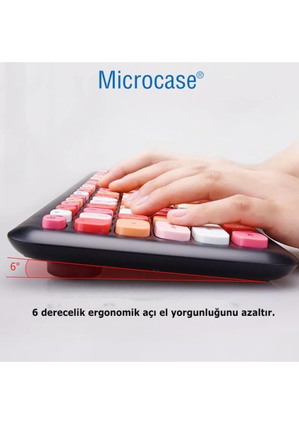 Mofii 666 2.4g Kablosuz Karışık Renkli Klavye ve Mouse SET-AL4185