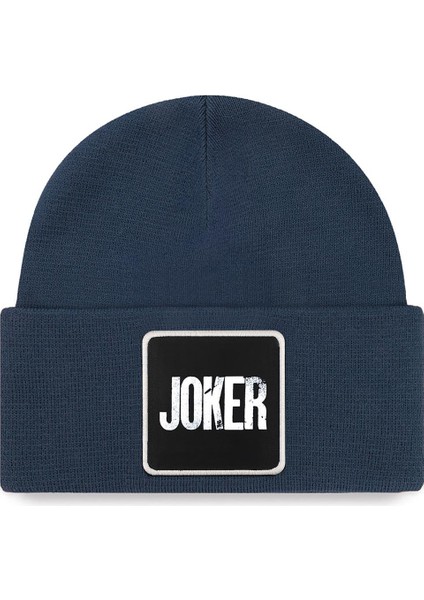 V1 Akrilik Joker - 1sb Kod Logolu Unisex Indigo Bere (Beanie)