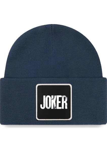 Black Börk V1 Akrilik Joker - 1sb Kod Logolu Unisex Indigo Bere (Beanie)