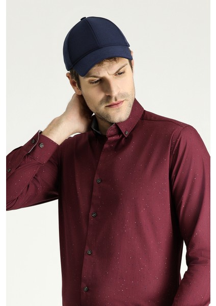 Uzun Kol Slim Fit Baskılı Pamuk Gömlek fiyatları