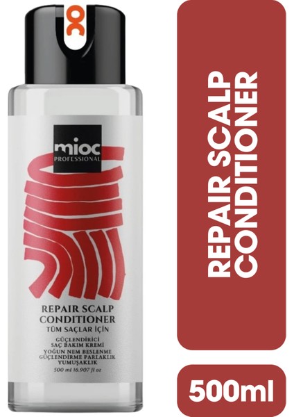 Professional Repair Scalp Contitioner Red Tüm Saçlar Için 500 Ml