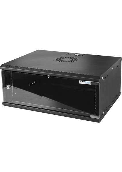 4u 19" 600MM Duvar Tipi Rack Kabinet
