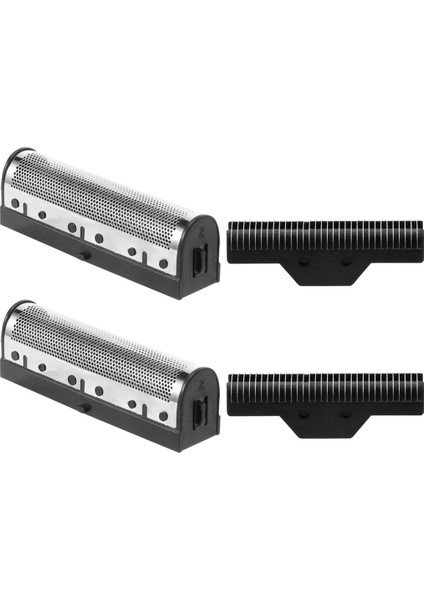 1 Takım Kesme Bıçağı Kemei KM-1102 Clipper Elektrikli Tıraş Makinesi Parçaları Net Gümüş (Yurt Dışından)