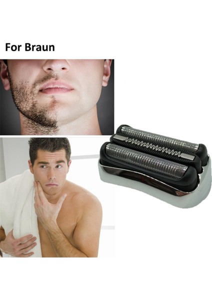 2x Yedek Elektrikli Tıraş Makinesi Başlığı Braun 21S 3 Serisi 300S 301S 310S 320S 330S 340S 360S 380S 3000S Tıraş Makinesi Parçaları (Yurt Dışından)