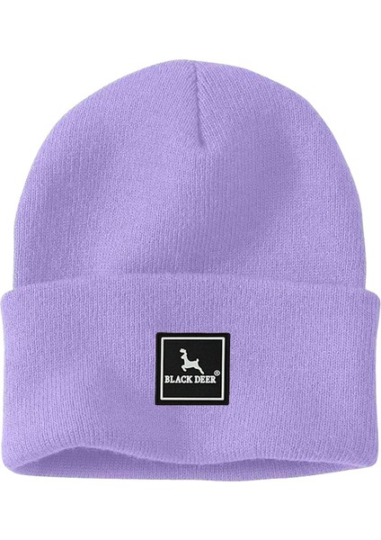 Kışlık Bere Şapka Düz Logolu Yumuşak Triko Basic Akrilik Beanie