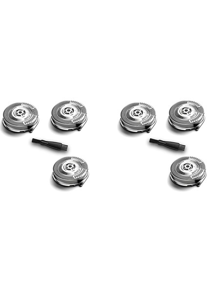 Philips Tıraş Makineleri Serisi Için 6x Yedek Başlıklar 5000 S5000 5077 5076 5091 5080 5082 (Yurt Dışından)