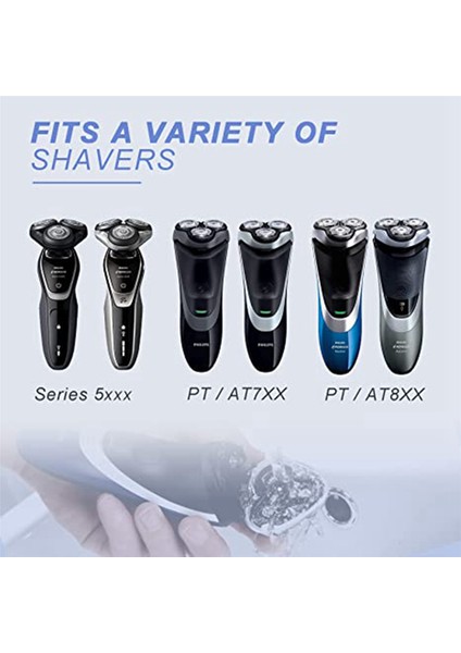 Philips Tıraş Makineleri Serisi Için 6x Yedek Başlıklar 5000 S5000 5077 5076 5091 5080 5082 (Yurt Dışından) fiyatları