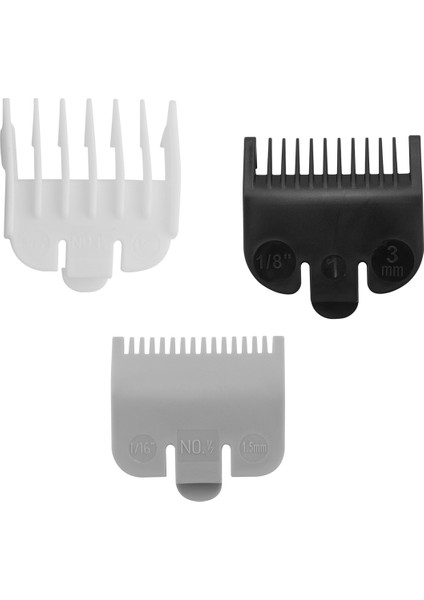 3 Parça Evrensel Saç Kesme Sınırı Tarak Sınırı Tarak Saç Kesimi Araçları Elektrikli Kesme Kaliper 1.5mm / 3mm / 4.5mm (Yurt Dışından) modelleri