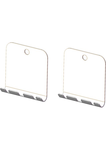 2x Buğu Önleyici Duş Aynası, Sissiz Banyo Tıraş Aynası (Yurt Dışından)