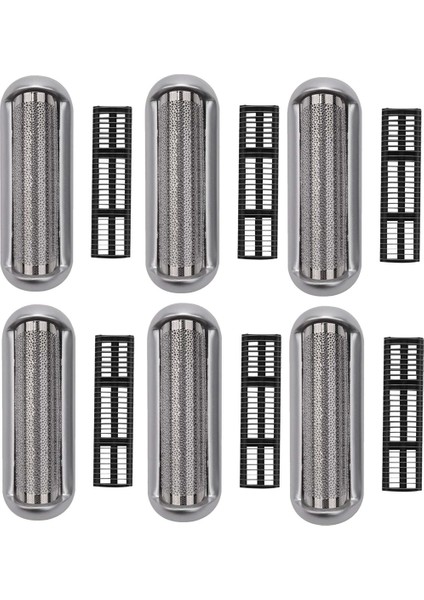 6x Yedek Tıraş Makinesi Folyo ve Kesici Braun Cruzer 5 S P40 P50 P60 P70 P80 P90 M30 M60 M90 550 555 570 575 5604 5607 (Yurt Dışından)