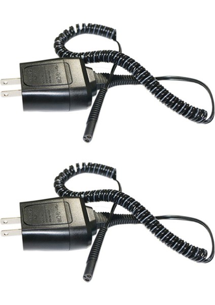 2x Güç Kablosu Braun Tıraş Makinesi Serisi 7 3 5 S3 Şarj Cihazı Braun Elektrikli Tıraş Makinesi 190/199 Yedek 12 V Adaptör Abd Plug (Yurt Dışından)