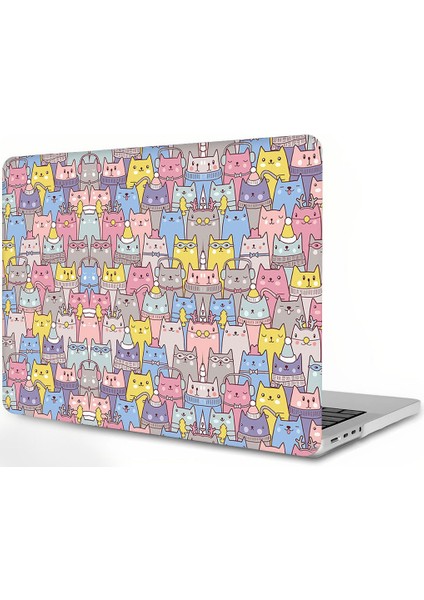 Cd-Rom'lu (Retinasız) MacBook Pro 13 Inç ile Uyumlu Silikon Klavye Kapaklı Touch Mat Sert Kılıf (Model A1278) (Yurt Dışından)