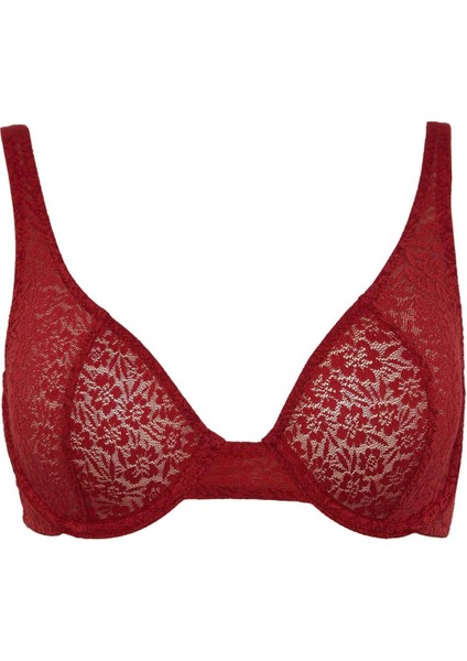 Fall in Love Dantelli Kapsız Pedsiz Balenli Bra A8419AX23WN