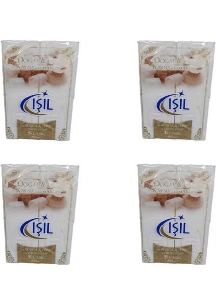 Doğal Saf Kaynaklı Katı Sabun 4X200 G (4 Paket)