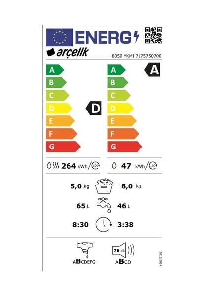 8050 Ykmı Kurutmalı Çamaşır Makinesi indirimleri