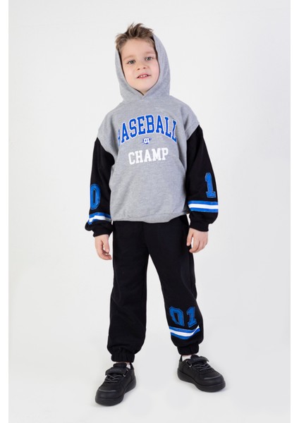 Erkek Çocuk Baseball Baskılı Örme Basic Eşofman Takımı fiyatları