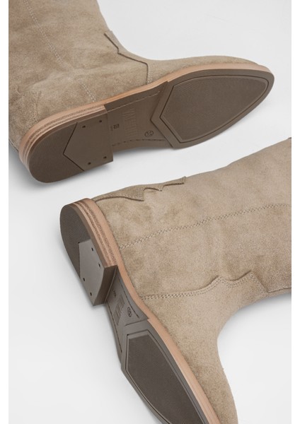 Kadın Yeşil Süet Deri Casual Bot 312 88241 Bn Bot SK23/24 fırsatları