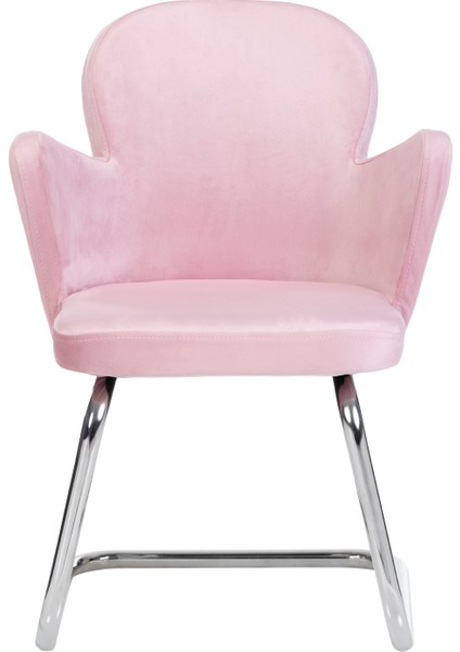 Krom Metal Ayaklı Kelebek Sandalye Misafir Koltuğu Bekleme Koltuğu