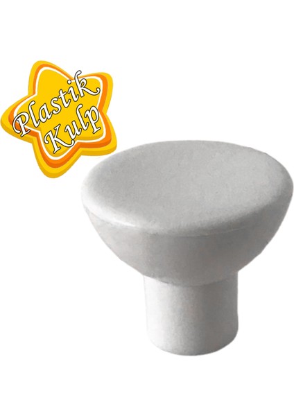 Çayır Düğme Beyaz Kulp Mobilya Çekmece Dolap Kapak Kulbu Metal Kulp Aksesuarları Vidalı