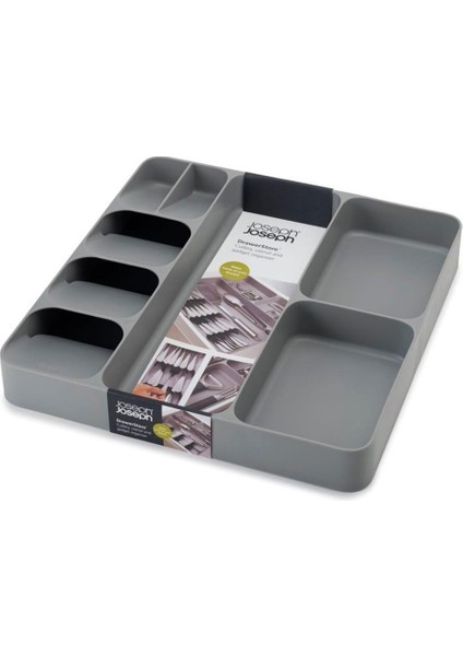 Drawer Store Çatal-Bıçak ve Mutfak Gereçleri Düzenleyici Gri