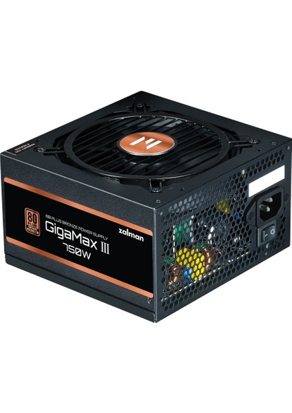ZM750-GV3 (GigaMaxIII 750W) +80 Plus Bronze Gen5 Yüksek koruma Devre Tasarımı Güç Kaynağı