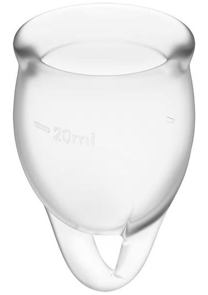 Feel Confident Menstrual Cup Transparent