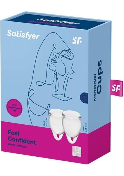 Feel Confident Menstrual Cup Transparent