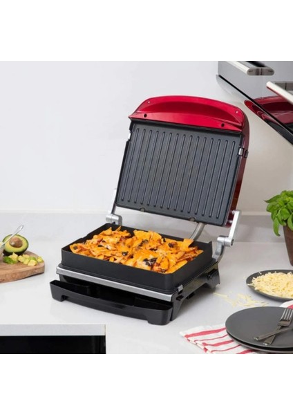 Russell Hobbs Evolve Precision Et Izgarası 1440w Kırmızı (Grill Red)