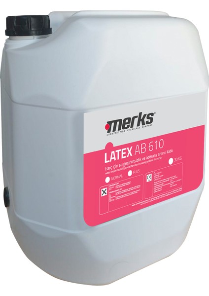 Harç İçin Su Geçirimsizlik ve Aderans Artırıcı Katkı (LATEX AB 610 )