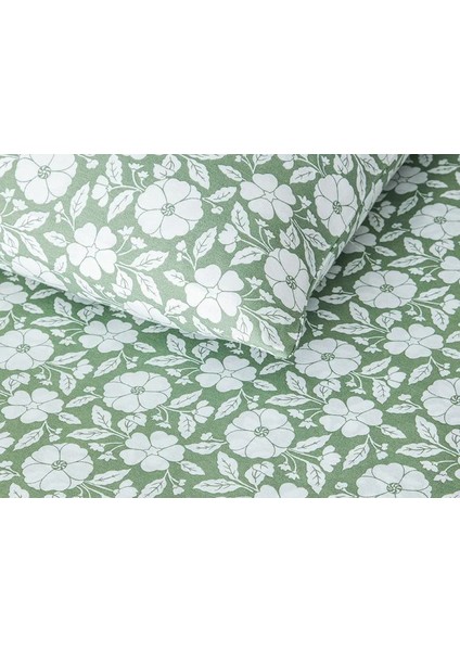 Parterre Kolay Ütülenir Tek Kişilik Nevresım Takımı 160X220 cm Açık Yeşil