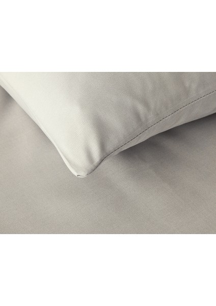 Nova Premium Soft Cotton Tek Kişilik Nevresim Takımı 160X220 cm Gri