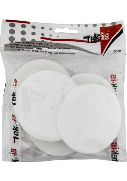 Buat Kapağı Plastik Düz 5 Li