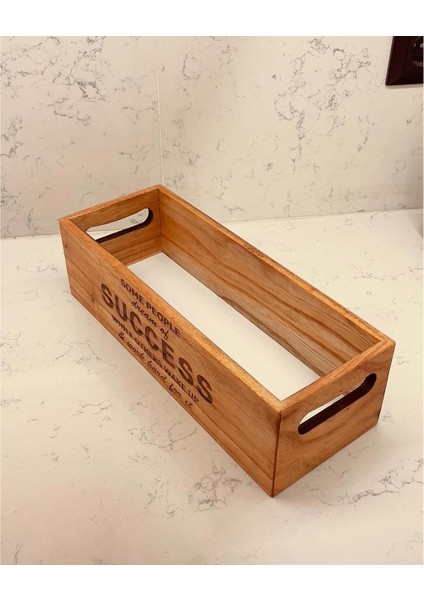 Çok Amaçlı Ahşap Kutu-Akasya