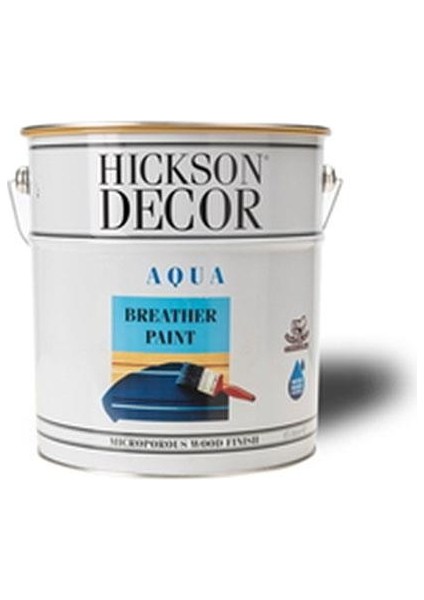 Hickson Decor Aqua Breather Paint Örtücü Dış Cephe Beyaz Boya İpek Mat 15 Lt