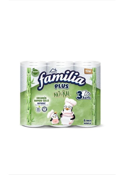 Havlu Natural Plus 6 Lı (6*2=12) Rulo fiyatları