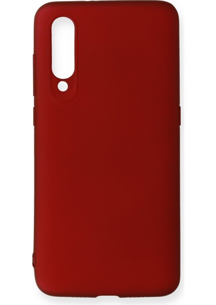 Xiaomi Mi 9 Kılıf Premium Rubber Silikon - Bordo