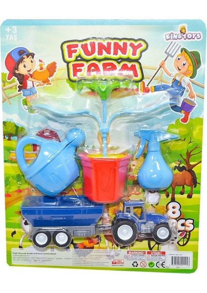 Traktörlü Funny Farm - Yubi Oyuncak