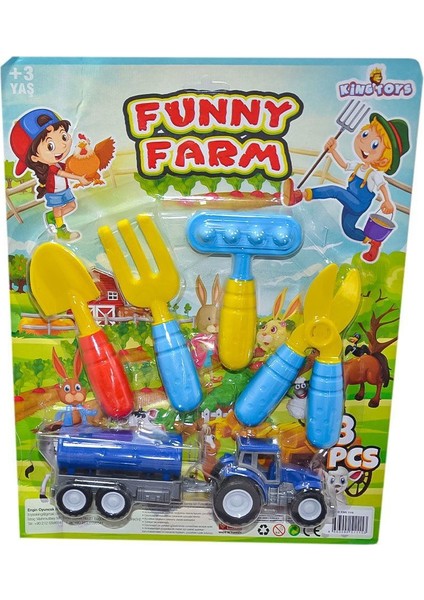 Traktörlü Funny Farm - Yubi Oyuncak