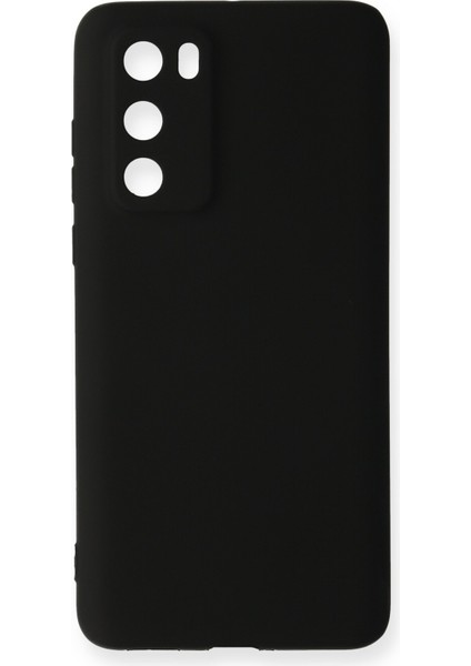 Huawei P40 Kılıf Premium Rubber Silikon - Siyah