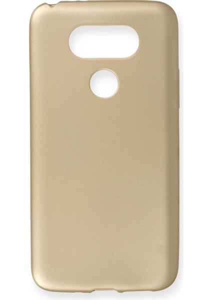 Lg G5 Kılıf Premium Rubber Silikon - Gold