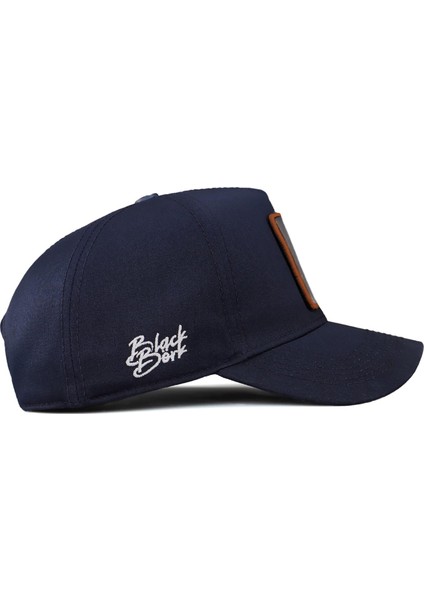 Black Börk Blackbörk V1 Baseball Ayı - 3bk Kod Logolu  Lacivert Şapka (Cap)