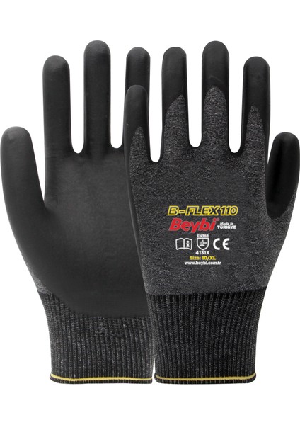 B-FLEX110 Likralı Nitril Eldiven 12 Çift